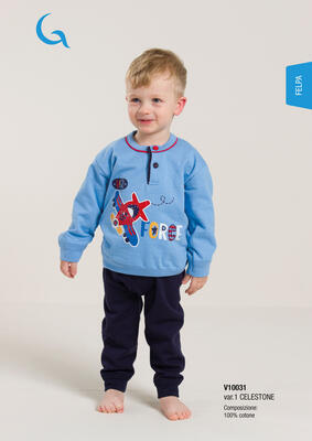 PIGIAMA NEONATO M/L V10031 Tellini S.R.L. Velkoobchodní oblečení